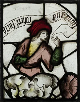 British Heritage Art Collection Prints: Panel with Prophet from a Tree of Jesse Window, British, mid-15th century