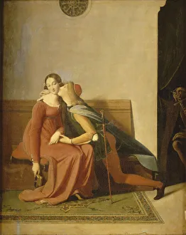 Paolo and Francesca. Artist: Ingres, Jean Auguste Dominique (1780-1867) Paolo and Francesca. Artist: Ingres, Jean Auguste Dominique (1780-1867)
