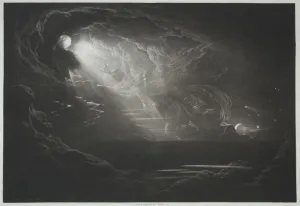 Prints of Paradise Lost: The Creation of Light, 1824 Cleveland Prints: John Martin's Paradise Lost: The Creation of Light Print, 1824