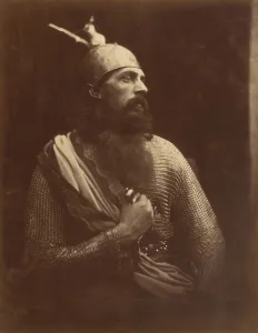 Prints of The Passing of King Arthur, 1874. A melodramatic depiction of Arthurs death scene Alfred Prints: The Passing of King Arthur, 1874 Print