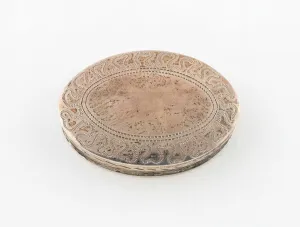 European Metalwork Prints: Patchbox, Birmingham, c. 1796 / 97. Creator: Joseph Taylor