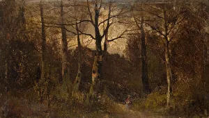 British School Painting Prints: Path through a Wood, 1900. Creator: Unknown