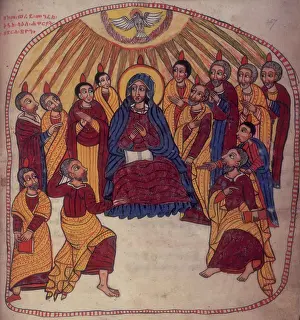 Holy Spirit Depiction Prints: Pentecost, 1756? Creator: Unknown