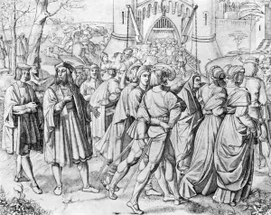 People at the entrance to a city, c19th century (1931) People at the entrance to a city, c19th century (1931)