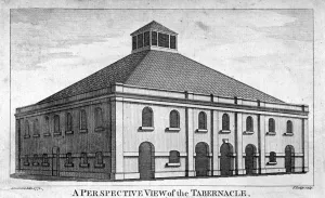 British Christian Buildings Prints: Perspective view of Whitefields Tabernacle, Moorfields, London, 1772. Artist: J Lodge