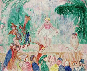 Private Collection Images Prints: Petit theatre, c1916. Creator: Ensor, James (1860-1949)