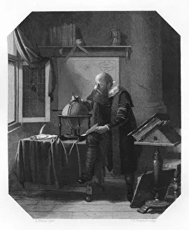 Petrus Plancius, Dutch astronomer, cartographer and clergyman, c1870. Artist: JH Rennefeld Petrus Plancius, Dutch astronomer, cartographer and clergyman, c1870. Artist: JH Rennefeld