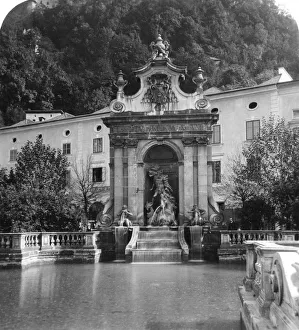 Pferdeschwemme, Salzburg, Austria, c1900.Artist: Wurthle & Sons Pferdeschwemme, Salzburg, Austria, c1900.Artist: Wurthle & Sons