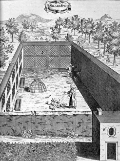 Black And White Agriculture Prints: Pheasantry, 1775