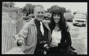 Photographer Denis Williams with Lena Antonis, Capital Radio Jazz Festival, London, July 1979 Photographer Denis Williams with Lena Antonis, Capital Radio Jazz Festival, London, July 1979