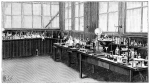 Part of Pierre and Marie Curies laboratory, Paris, 1904 Part of Pierre and Marie Curies laboratory, Paris, 1904