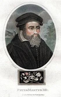 Pietro Martire Vermigli (1499-1562), Italian theologian, 1816.Artist: Chapman & Co Pietro Martire Vermigli (1499-1562), Italian theologian, 1816.Artist: Chapman & Co