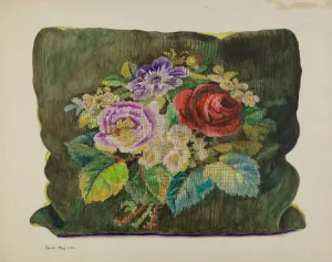 Heritage Images Print of Pillow Sampler, c. 1937