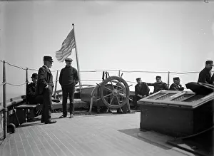 Vintage Aviation Prints: Pilots awaiting their turn, c1903. Creator: Unknown