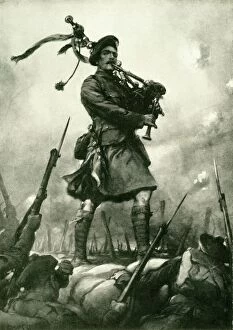 Images Dated 1st August 2019: How Piper Laidlaw won the Victoria Cross on September 25, 1915, (c1920). Creator