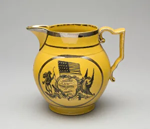 Pitcher Print, 1810/30: Staffordshire, England
