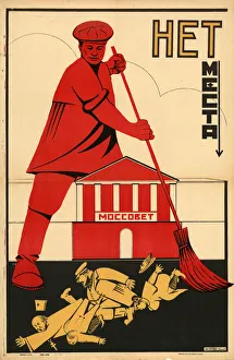 Soviet Poster Art Prints: No place!, c1925