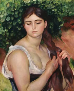 French Impressionism Masterpieces Prints: The Plait, 1886-1887