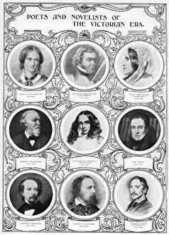 Poets and Novelists of the Victorian Era, late 19th century Poets and Novelists of the Victorian Era, late 19th century