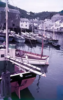 Arthur Charles Kirby Ware Prints: Polperro Harbour, Cornwall, c1955. Creator: Arthur Charles Kirby Ware