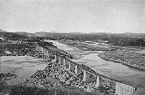 Ponte de Jaguara, (Jaguare Bridge), 1895. Artist: Axel Frick Ponte de Jaguara, (Jaguare Bridge), 1895. Artist: Axel Frick