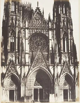 Portail de Saint-Ouen, Rouen, 1852-54. Creator: Edmond Bacot Portail de Saint-Ouen, Rouen, 1852-54. Creator: Edmond Bacot