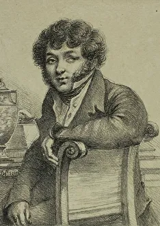 French Lithography Artists Prints: Portrait of Brunet, Printer, 1817. Creator: Vivant Denon