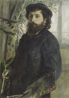 Portrait of Claude Monet, 1875. Artist: Renoir, Pierre Auguste (1841-1919) Portrait of Claude Monet, 1875. Artist: Renoir, Pierre Auguste (1841-1919)