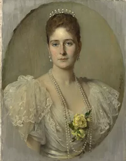 Alix Of Hesse Collection: Portrait of Empress Alexandra Fyodorovna of Russia (1872-1918), the wife of Tsar Nicholas II, 1897