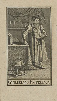 Portrait of Guillaume Postel (1510-1581) Print, before 1740