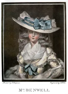 Portrait of Mary Benwell, c1785, (1901). Artist: W Ward Portrait of Mary Benwell, c1785, (1901). Artist: W Ward