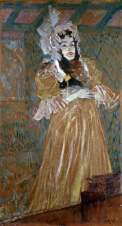 Portrait of Miss May Belfort, 1895. Artist: Henri de Toulouse-Lautrec Portrait of Miss May Belfort, 1895. Artist: Henri de Toulouse-Lautrec