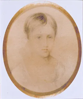 Portrait of Natalia Goncharova, 1820s. Artist: Anonymous, 18th century Portrait of Natalia Goncharova, 1820s. Artist: Anonymous, 18th century