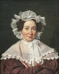 Women's Fashion Clothing Prints: Portrait of Petra Ottilia Marstrand