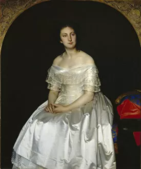 Alupka Collection: Portrait of Princess Maria Vasilyevna Vorontsova (1819-1894), 1851. Artist: Zaryanko
