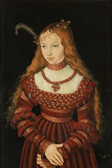 Portrait of Princess Sibylle of Cleves (1512-1554), 1526 Portrait of Princess Sibylle of Cleves (1512-1554), 1526