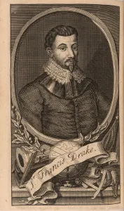 Portrait of Sir Francis Drake, 1741. Creator: Anonymous Portrait of Sir Francis Drake, 1741. Creator: Anonymous