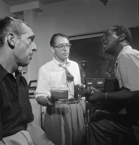 Portrait of Symphony Sid and Josh White Print, 1946