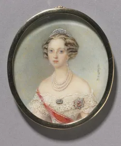 Portrait of a Woman, probably Princess Cecilie of Baden, Grand Duchess Olga Feodorovna, c Portrait of a Woman, probably Princess Cecilie of Baden, Grand Duchess Olga Feodorovna, c