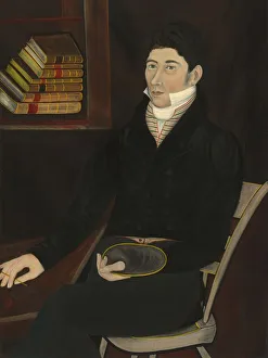 American Heritage Oil Paintings Prints: Possibly William Sheldon, c. 1831. Creator: Asahel Powers