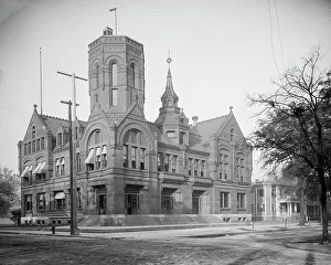 Post Office Architecture Prints: Post office, Augusta, Ga. c1903. Creator: Unknown