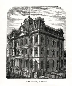 Post Office, Toronto, Ontario, Canada, 19th century Post Office, Toronto, Ontario, Canada, 19th century