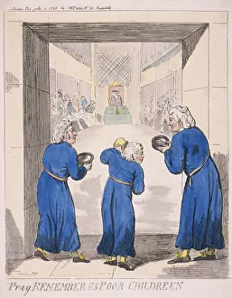 Pray remember us poor children, 1795. Artist: Isaac Cruikshank Pray remember us poor children, 1795. Artist: Isaac Cruikshank