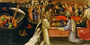 Predella Panel Print: Scenes from the Legend of Saint Stephen