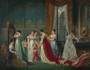 Empress Josephine Portrait Prints: Preparation for the coronation