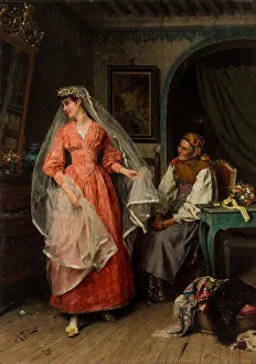 Preparing for the Wedding Print, Private Collection