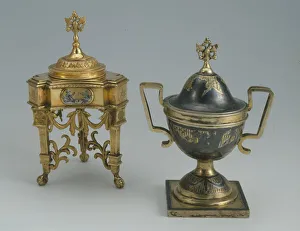 State Hermitage Collection Prints: Presentation Salt Cellars, 1787. Artist: Anonymous master