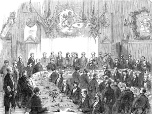 Presentation of a Sword to Major Hibbert, 1856 Print