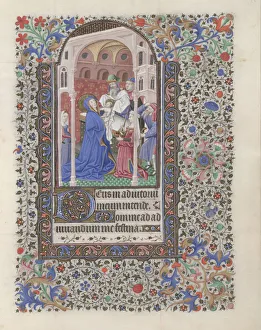 Virgin Mary Images Prints: The Presentation in the Temple (Book of Hours)