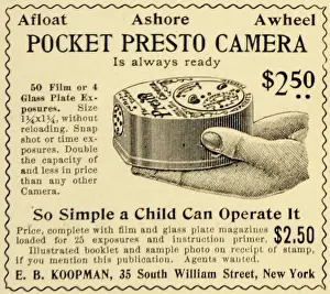Vintage Photography Equipment Prints: The Presto Camera owned by R.A